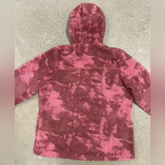The North Face Printed Campshire Pullover Pink Camo Fleece Hoodie 2.0 size XL - Picture 11 of 12